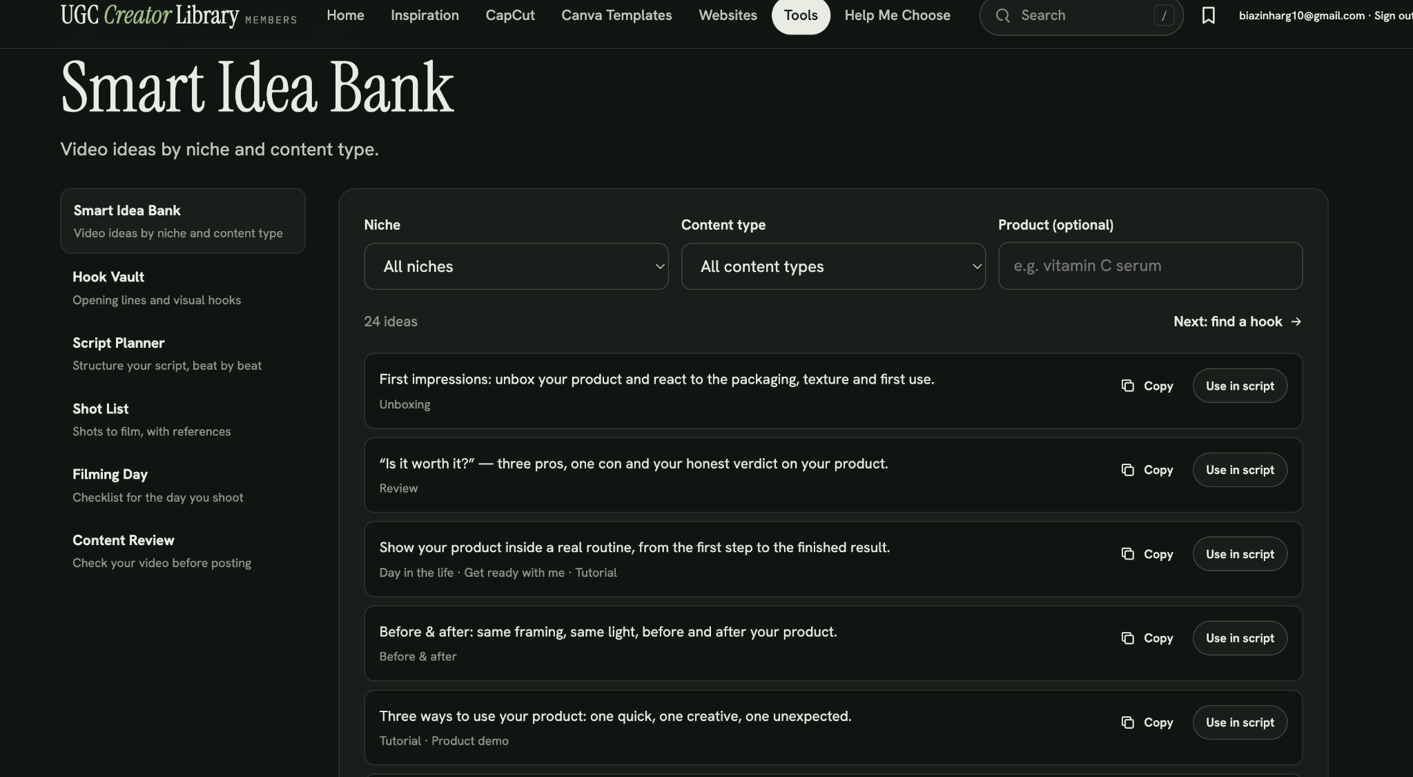Banco inteligente de ideias